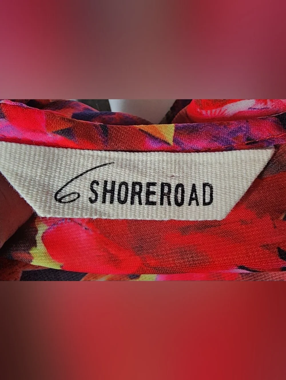6 Shore Road Floral Pink Purple Orange Swim Coverup Kaftan